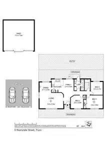 Floorplan of Homely house listing, 9 Moorundie Street, Truro SA 5356