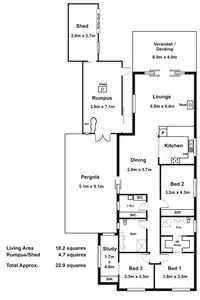 Floorplan of Homely house listing, 19 Hardy Ave, Cannons Creek VIC 3977