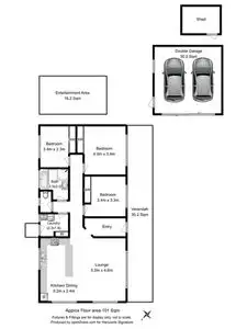 Floorplan of Homely house listing, 3 Ralph Terrace, Rokeby TAS 7019