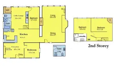 Floorplan of Homely house listing, 19 Willis Street, Teesdale VIC 3328