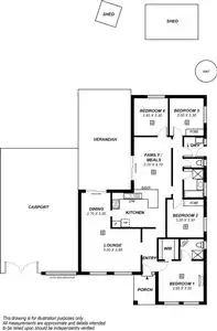 Floorplan of Homely house listing, 30 Casuarina Drive, Parafield Gardens SA 5107