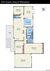 Floorplan of Homely house listing, 2 Fir Court, Mount Waverley VIC 3149