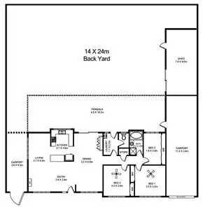Floorplan of Homely house listing, 6 French Crescent, Trott Park SA 5158