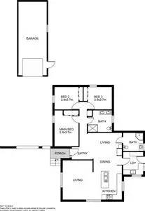 Floorplan of Homely house listing, 58 Mossgiel Park Drive, Endeavour Hills VIC 3802