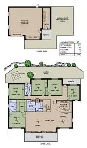 Floorplan of Homely house listing, 34 Alpine Road, Happy Valley SA 5159