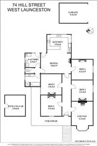 Floorplan of Homely house listing, 74 Hill Street, West Launceston TAS 7250