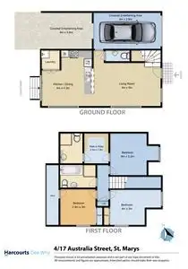 Floorplan of Homely townhouse listing, 4/17 Australia Street, St Marys NSW 2760