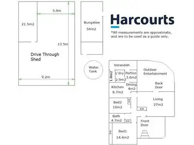 Floorplan of Homely house listing, 2 Byrne Street, Moyhu VIC 3732