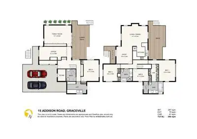 Floorplan of Homely house listing, 15 Addison Road, Graceville QLD 4075