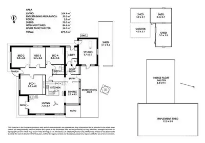 Floorplan of Homely rural property listing, 248 Old Mt Barker Road, Echunga SA 5153