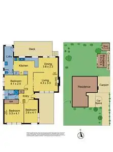 Floorplan of Homely house listing, 3 Lernes Street, Forest Hill VIC 3131