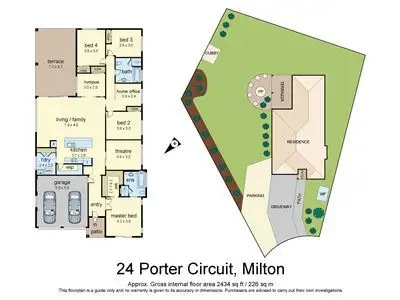 Floorplan of Homely house listing, 24 Porter Circuit, Milton NSW 2538
