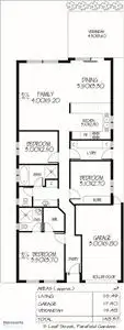 Floorplan of Homely house listing, 5 Leaf Street, Parafield Gardens SA 5107