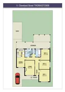 Floorplan of Homely house listing, 11 Cleveland Street, Thomastown VIC