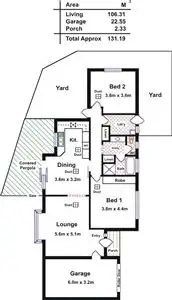 Floorplan of Homely unit listing, 6/118 Swan Terrace, Glanville SA 5015