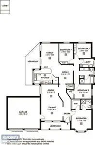 Floorplan of Homely house listing, 34 Springbank Blvd, Burton SA 5110