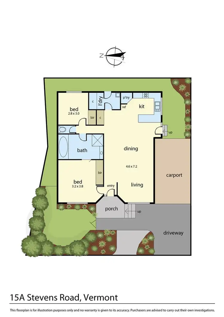 Floorplan of Homely house listing, 15a Stevens Road, Vermont VIC 3133