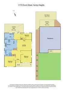 Floorplan of Homely house listing, 1/170 Church Street, Hamlyn Heights VIC 3215