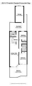 Floorplan of Homely house listing, 20/117 Franklin Parade, Encounter Bay SA 5211