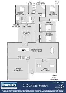 Floorplan of Homely house listing, 2 Dundas Street, Youngtown TAS 7249