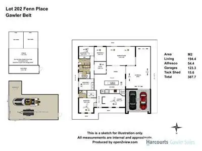 Floorplan of Homely house listing, Lot 202 Fenn Place, Gawler Belt SA 5118