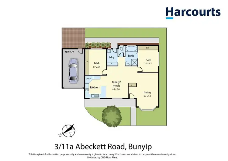 Floorplan of Homely unit listing, 3/11A A'Beckett Road, Bunyip VIC 3815