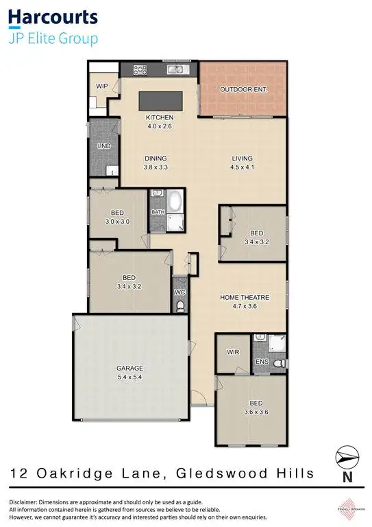 Floorplan of Homely house listing, 12 Oakridge Lane, Gledswood Hills NSW 2557
