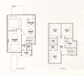 Floorplan of Homely townhouse listing, Lot 23/3 Linoak Avenue, Lalor VIC 3075