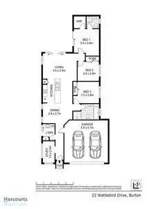 Floorplan of Homely house listing, 22 Wattlebird Drive, Burton SA 5110