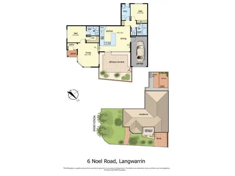 Floorplan of Homely house listing, 6 Noel Road, Langwarrin VIC 3910