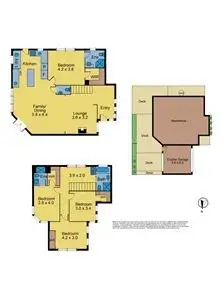 Floorplan of Homely townhouse listing, 2/21 Stradella Avenue, Vermont South VIC 3133