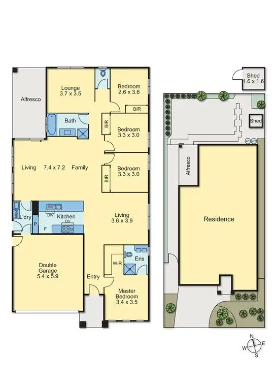 Floorplan of Homely house listing, 33 Craigmoor Crescent, Mernda VIC 3754