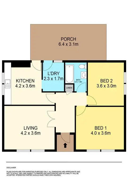 Floorplan of Homely house listing, 435 Main Road, Golden Point VIC 3350