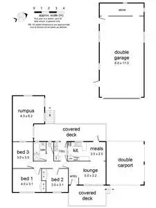 Floorplan of Homely house listing, 1 Vega Close, Lilydale VIC 3140