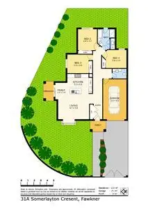 Floorplan of Homely unit listing, 31A Somerlayton Crescent, Fawkner VIC 3060