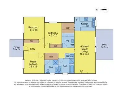 Floorplan of Homely house listing, 3 Elmore Street, Norlane VIC 3214