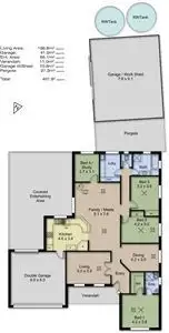 Floorplan of Homely house listing, 12 Taylors Lane, Strathalbyn SA 5255