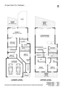 Floorplan of Homely house listing, 40 Upper Cairns Terrace, Paddington QLD 4064