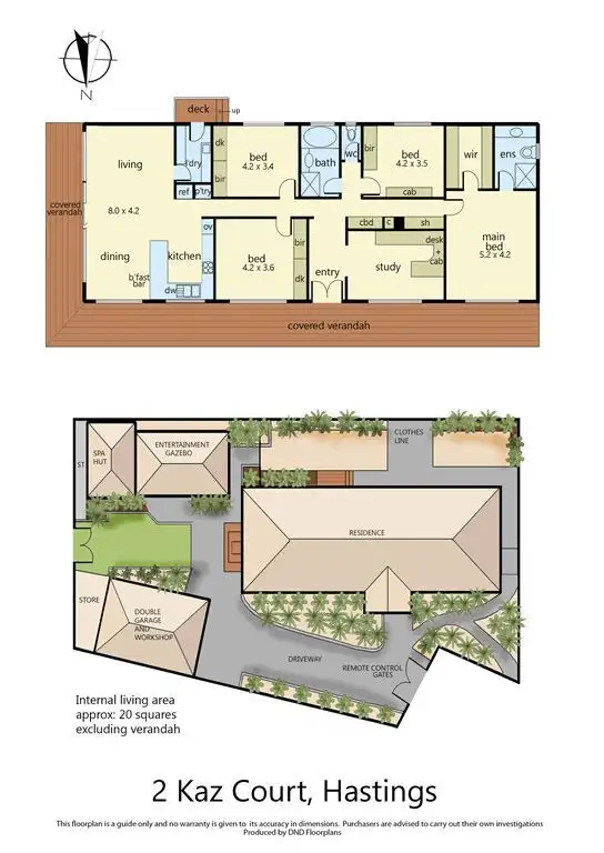 Floorplan of Homely house listing, 2 Kaz Court, Hastings VIC 3915