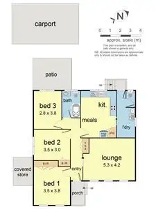 Floorplan of Homely house listing, 2 Aminga Court, Croydon VIC 3136