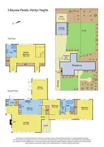 Floorplan of Homely house listing, 3 Bayview Parade, Hamlyn Heights VIC 3215