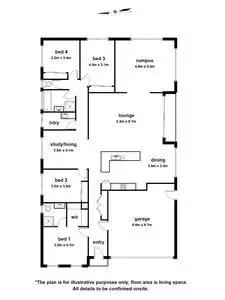 Floorplan of Homely house listing, 8 Merrowland Avenue, Cranbourne North VIC 3977