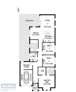 Floorplan of Homely house listing, 77 Wattlebird Drive, Burton SA 5110