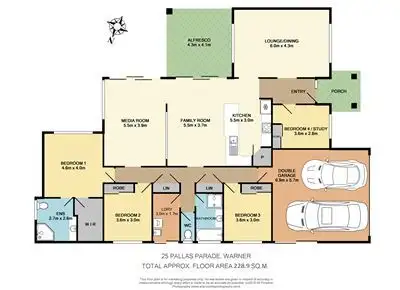 Floorplan of Homely house listing, 25 Pallas Parade, Warner QLD 4500