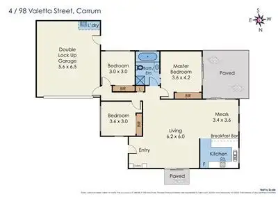 Floorplan of Homely unit listing, 4/98 Valetta Street, Carrum VIC 3197