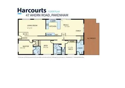 Floorplan of Homely house listing, 47 Ahern Road, Pakenham VIC 3810