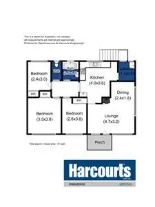 Floorplan of Homely house listing, 1 Alamo Close, Blackmans Bay TAS 7052