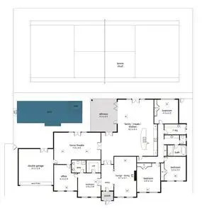 Floorplan of Homely house listing, 14A Newark Road, Torrens Park SA 5062