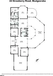 Floorplan of Homely house listing, 24 Strawberry Road, Mudgeeraba QLD 4213