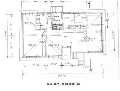 Floorplan of Homely house listing, 1 Chalgrove Court, Bellerive TAS 7018